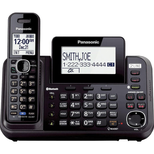 Panasonic KX-TG9541B | Cordless Phone - 1 Handset - Answering Machine - Black-Sonxplus 