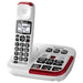 Panasonic KX-TGM490S | Cordless phone - 1 handset - Answering machine - Amplified 3X - Silver-Sonxplus 