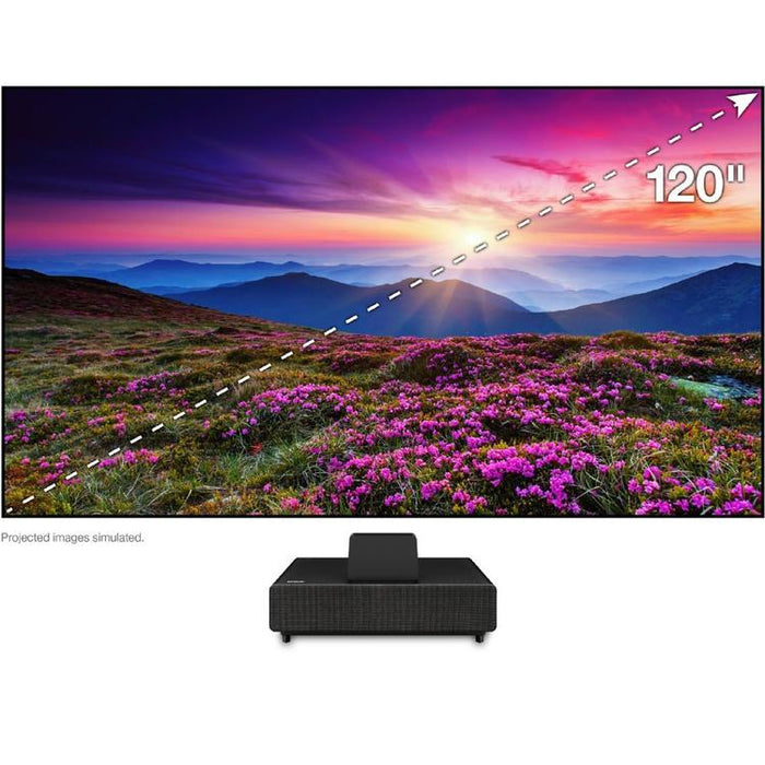 Epson LS500-100 | Laser TV projector - 3LCD - 100 inch screen - 16:9 - Full HD - 4K HDR - Black-SONXPLUS Rimouski